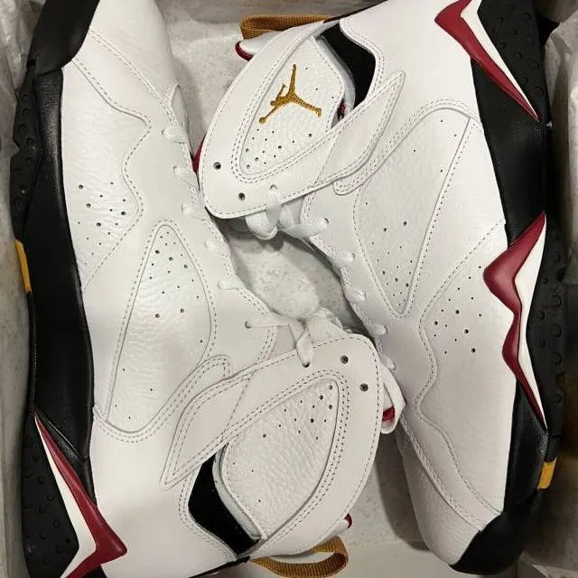 2022 Nike Air Jordan 7 VII Retro Cardinal Red 4-14 White...