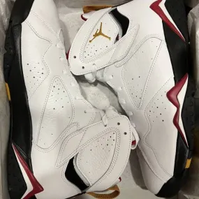 2022 Nike Air Jordan 7 VII Retro Cardinal Red 4-14 White...