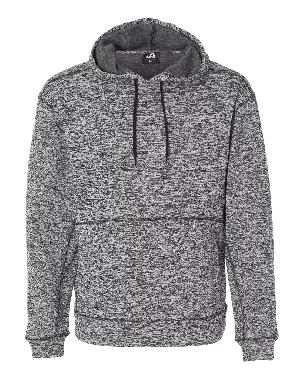 8613 J. America - Cosmic Poly Hooded Pullover Sweatshirt SKU: 8613