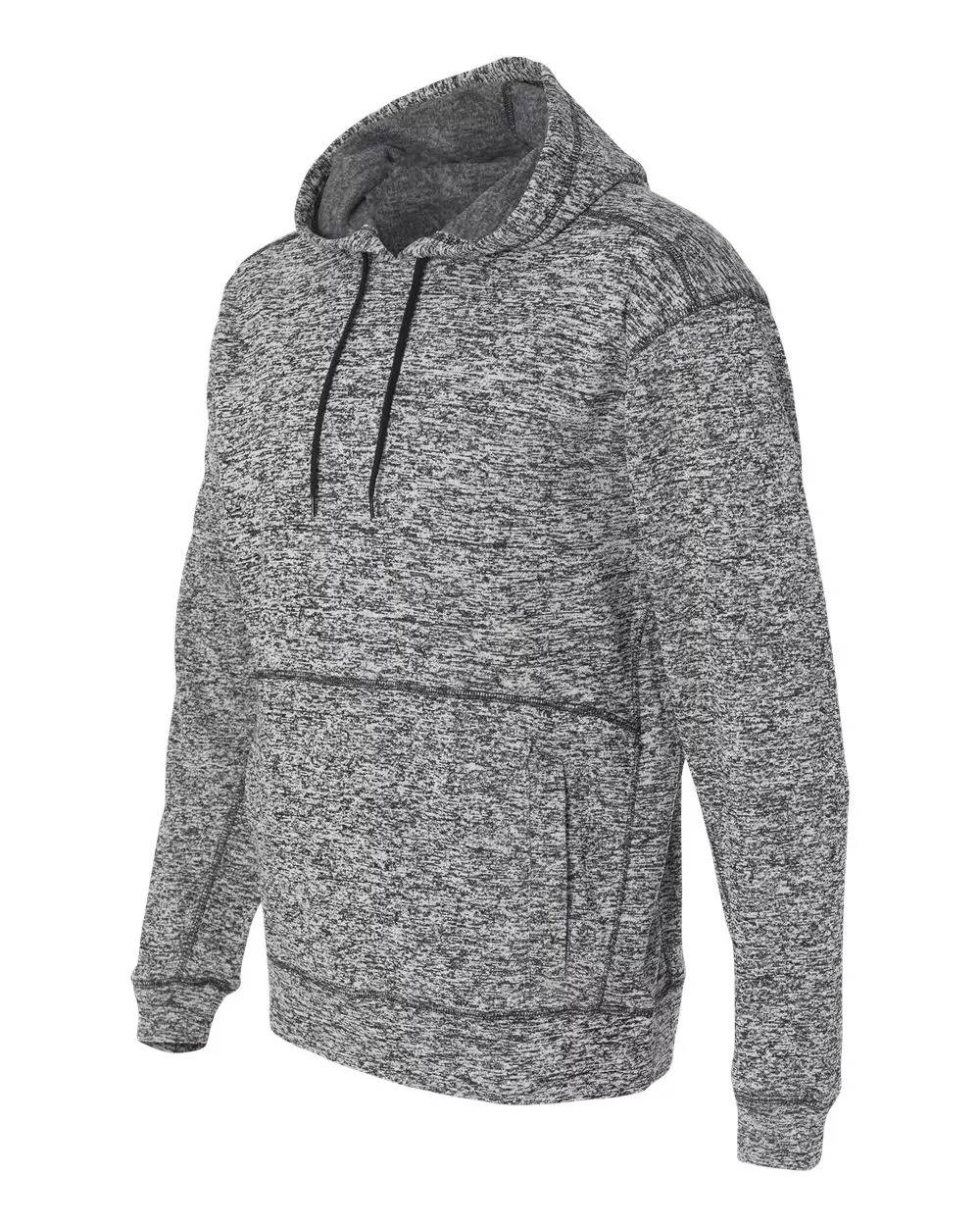 8613 J. America - Cosmic Poly Hooded Pullover Sweatshirt SKU: 8613