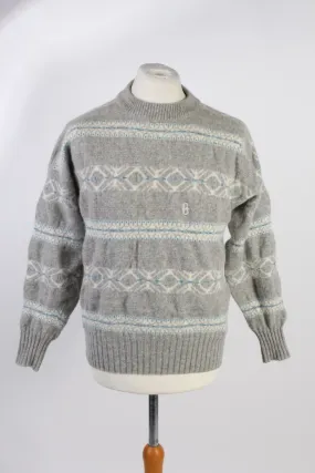 90s Retro Pullover Jumper Conte Of Florence Multi M - Pepper Tree London