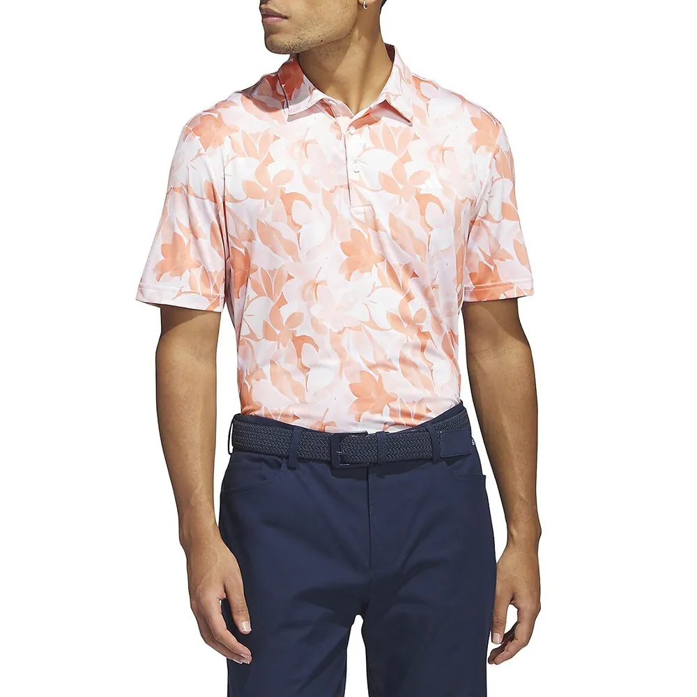 adidas Floral Polo Shirt