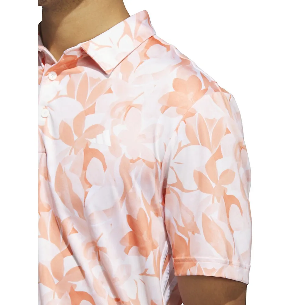 adidas Floral Polo Shirt