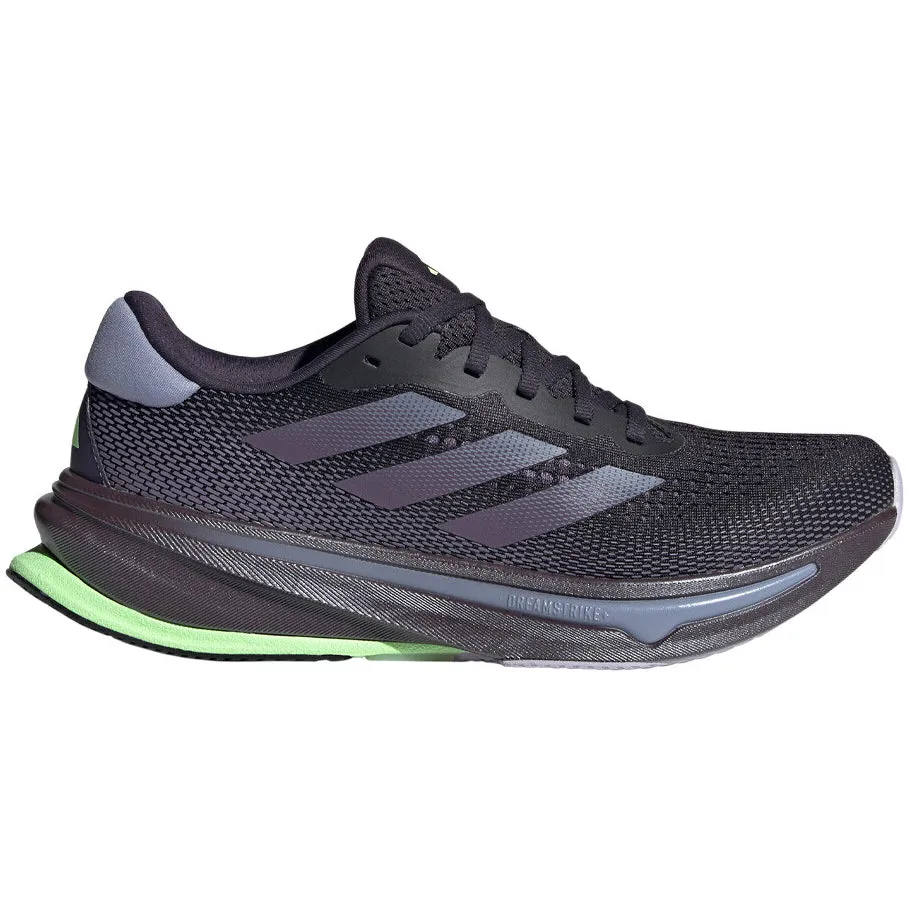 adidas Women's Supernova Rise Running Shoes Aurora Black / Shadow Violet / Green Spark