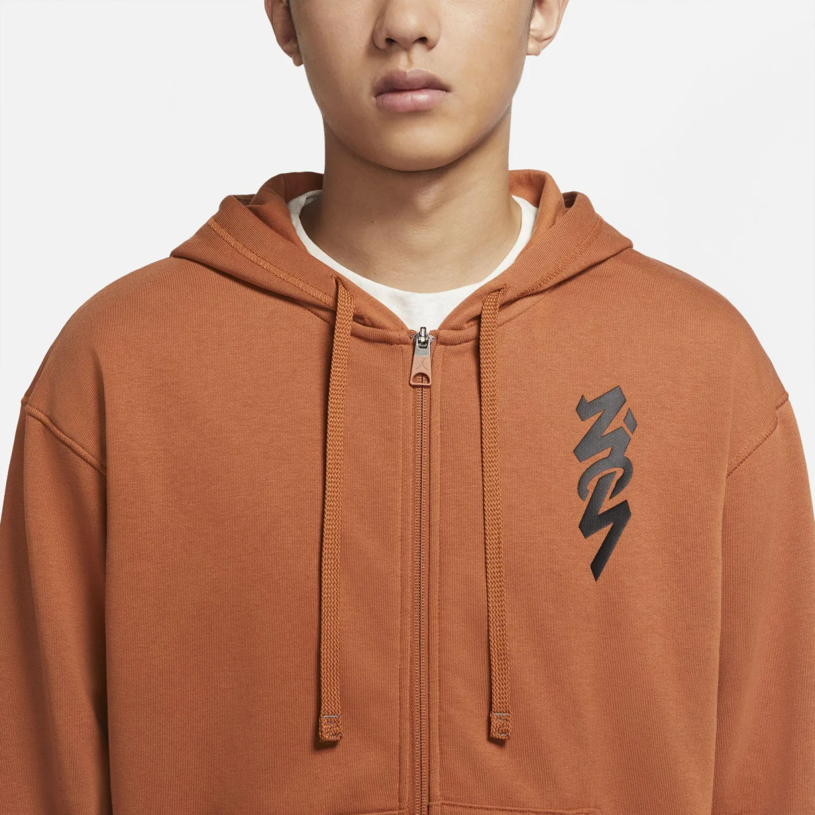 Air Jordan Zion Hoodie ''Dark Russet''