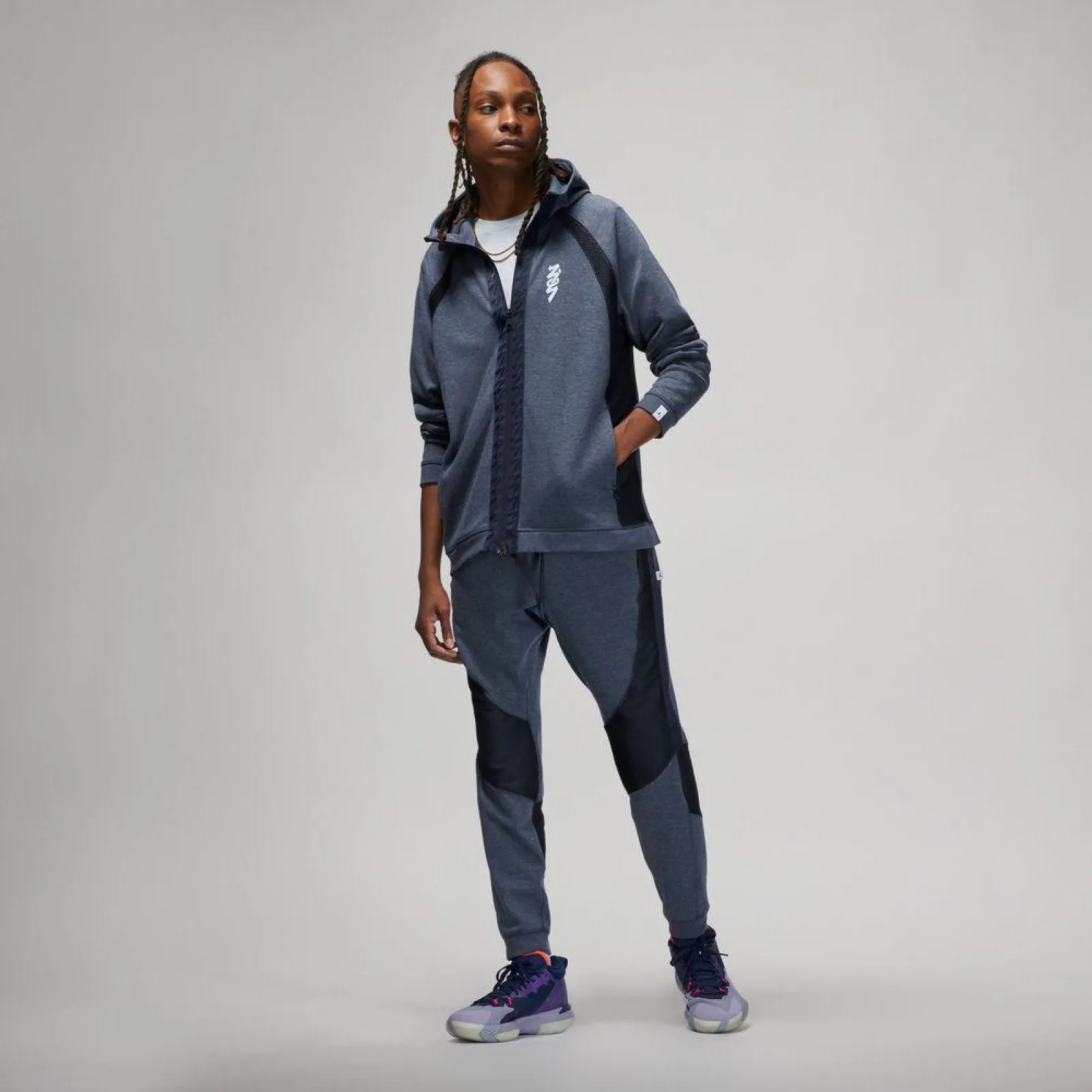 Air Jordan Zion Hoodie ''Mystic Navy''