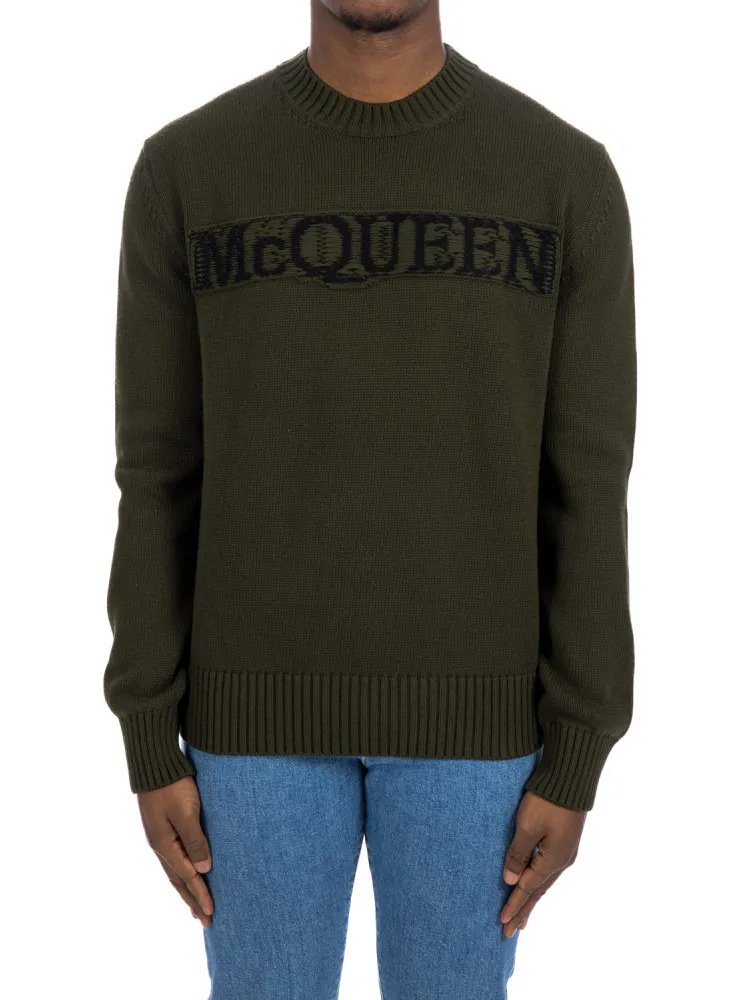 Alexander Mcqueen Crew Neck Pullover | Credomen