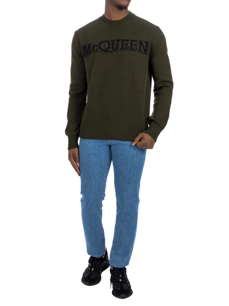 Alexander Mcqueen Crew Neck Pullover | Credomen