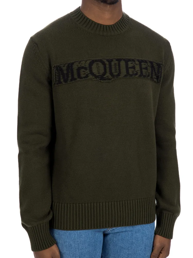 Alexander Mcqueen Crew Neck Pullover | Credomen