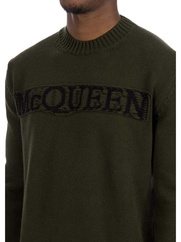 Alexander Mcqueen Crew Neck Pullover | Credomen