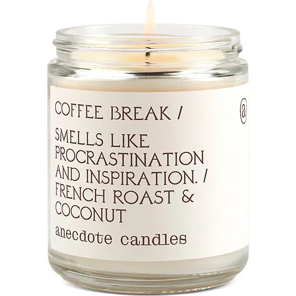 Anecdote Candles Coffee Break Glass Jar Candle