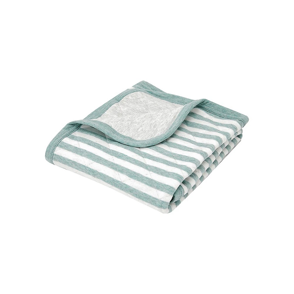 Anko Quilted and Striped Baby Blanket