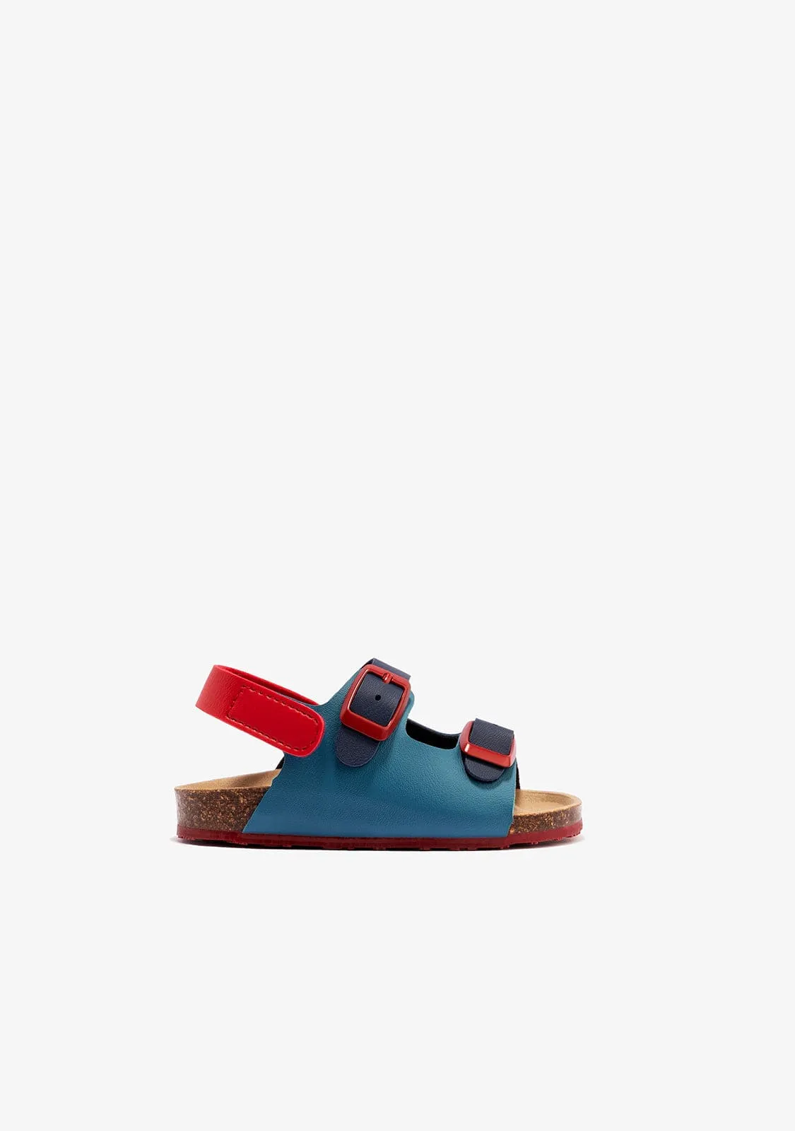 Baby's Multicolour Blue Bio Sandals