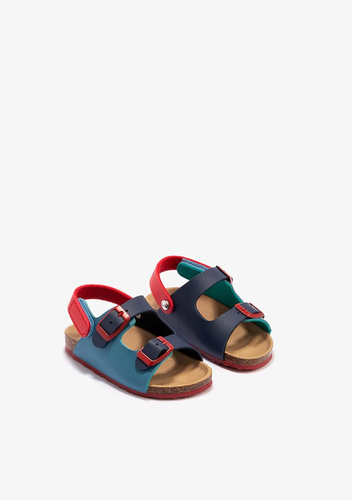 Baby's Multicolour Blue Bio Sandals