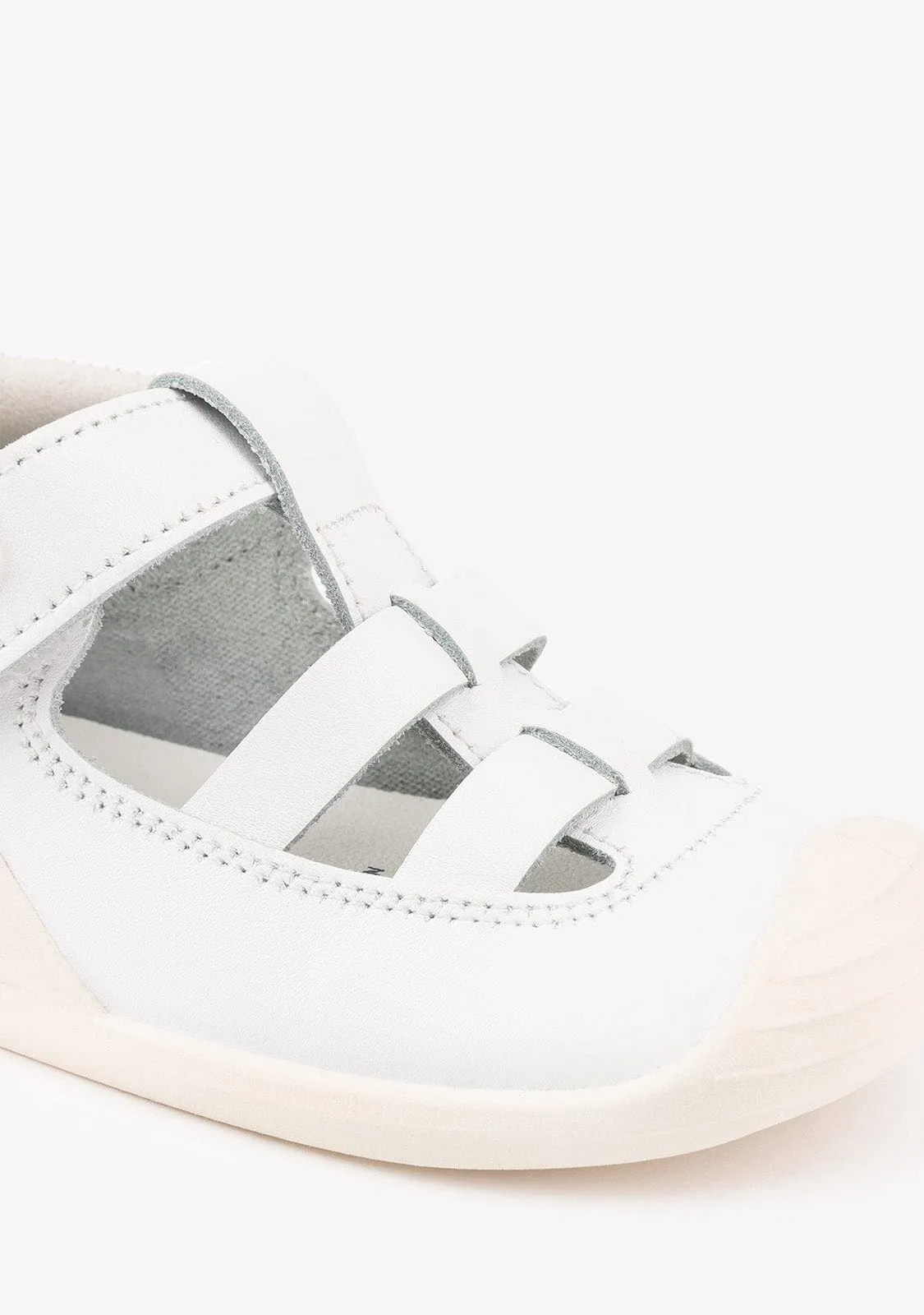 Baby's White First Steps Sandals