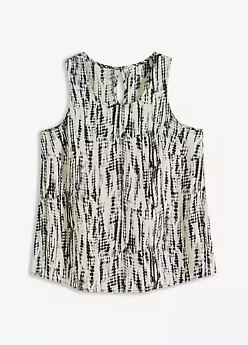 Batik Print Sleeveless Top by bonprix | Look Again