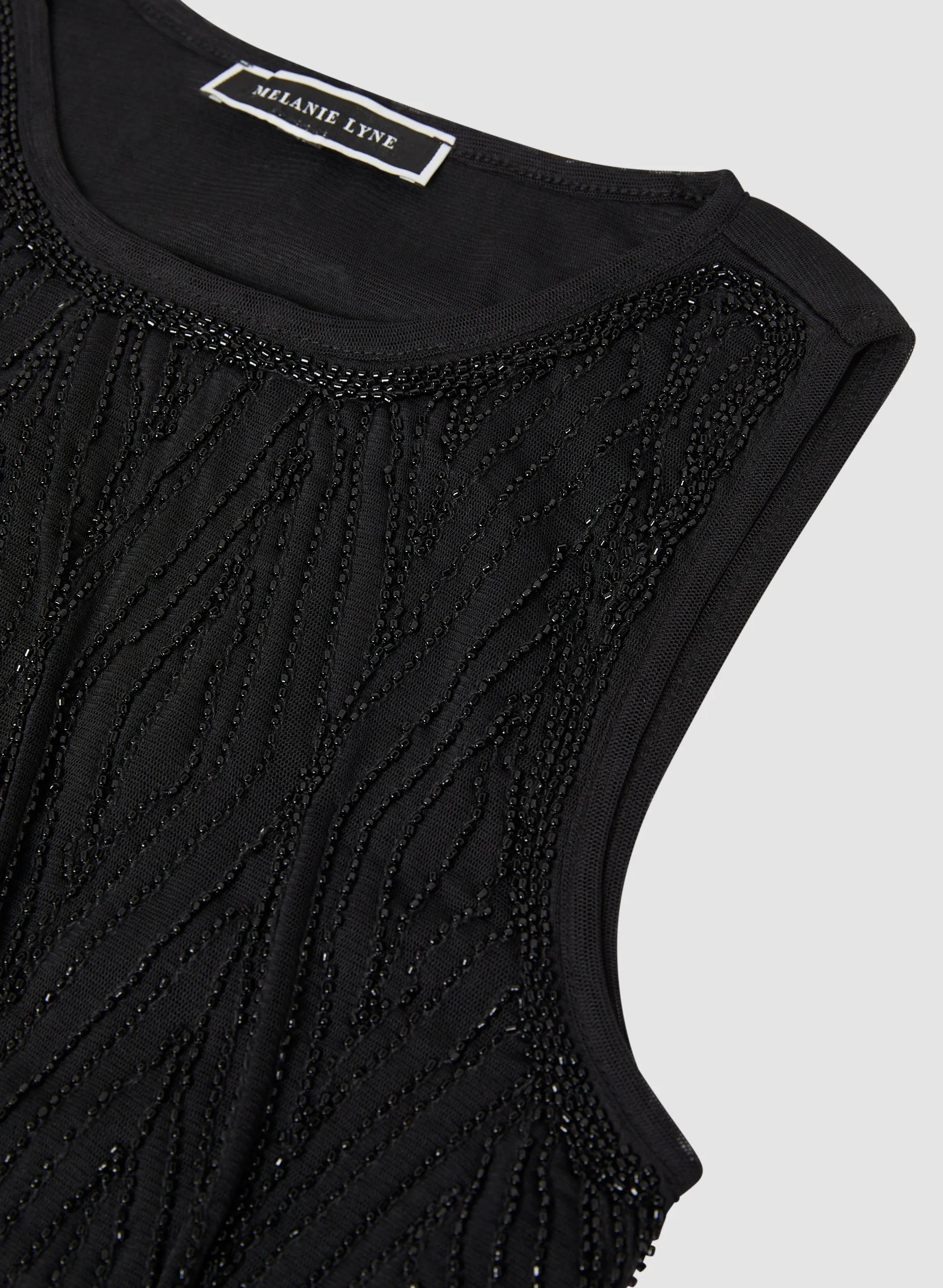 Beaded Sleeveless Top