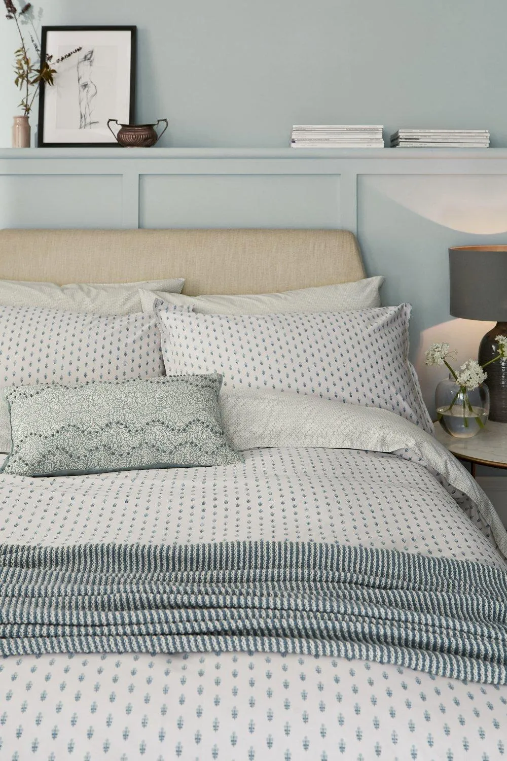 Bedding | 'Edie' Cotton Percale Duvet Cover Set | Murmur