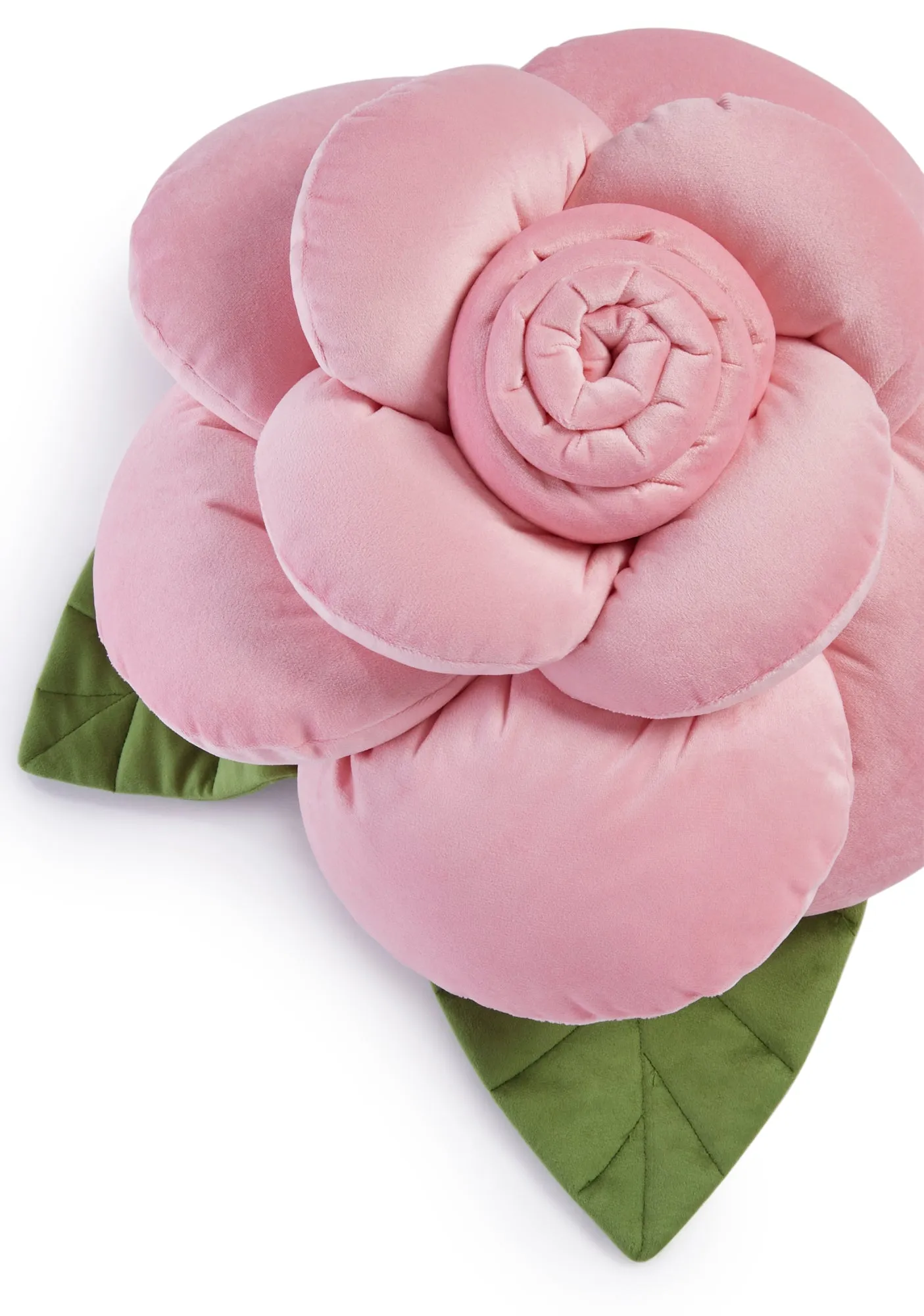 Blush And Bloom Rose Pillow-