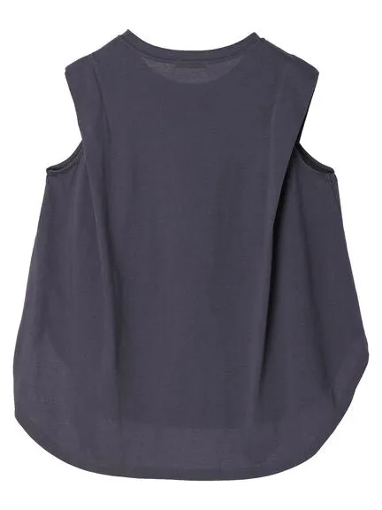 Bobo Tokyo Iwaki Sleeveless Tuck Cut Pullover