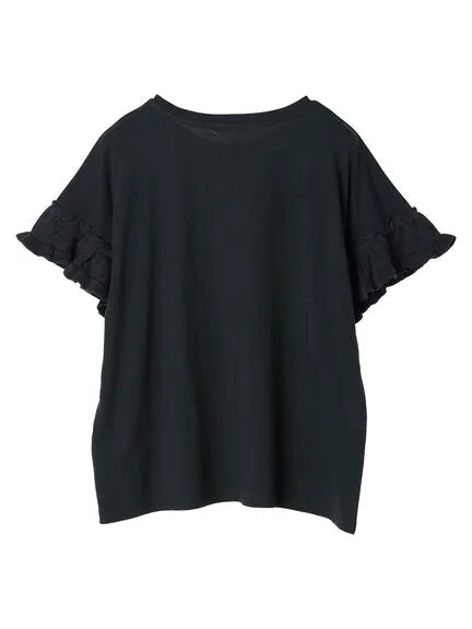 Bobo Tokyo Takagi Sleeve Ruffle Pullover