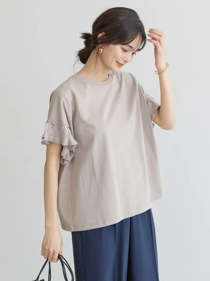 Bobo Tokyo Takagi Sleeve Ruffle Pullover