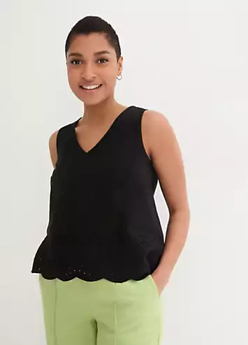 bonprix Loose Fit Sleeveless Top | Kaleidoscope