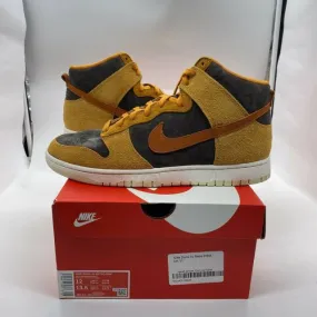 Brand new nike dunk high dark russet / curry size 12 deadstock