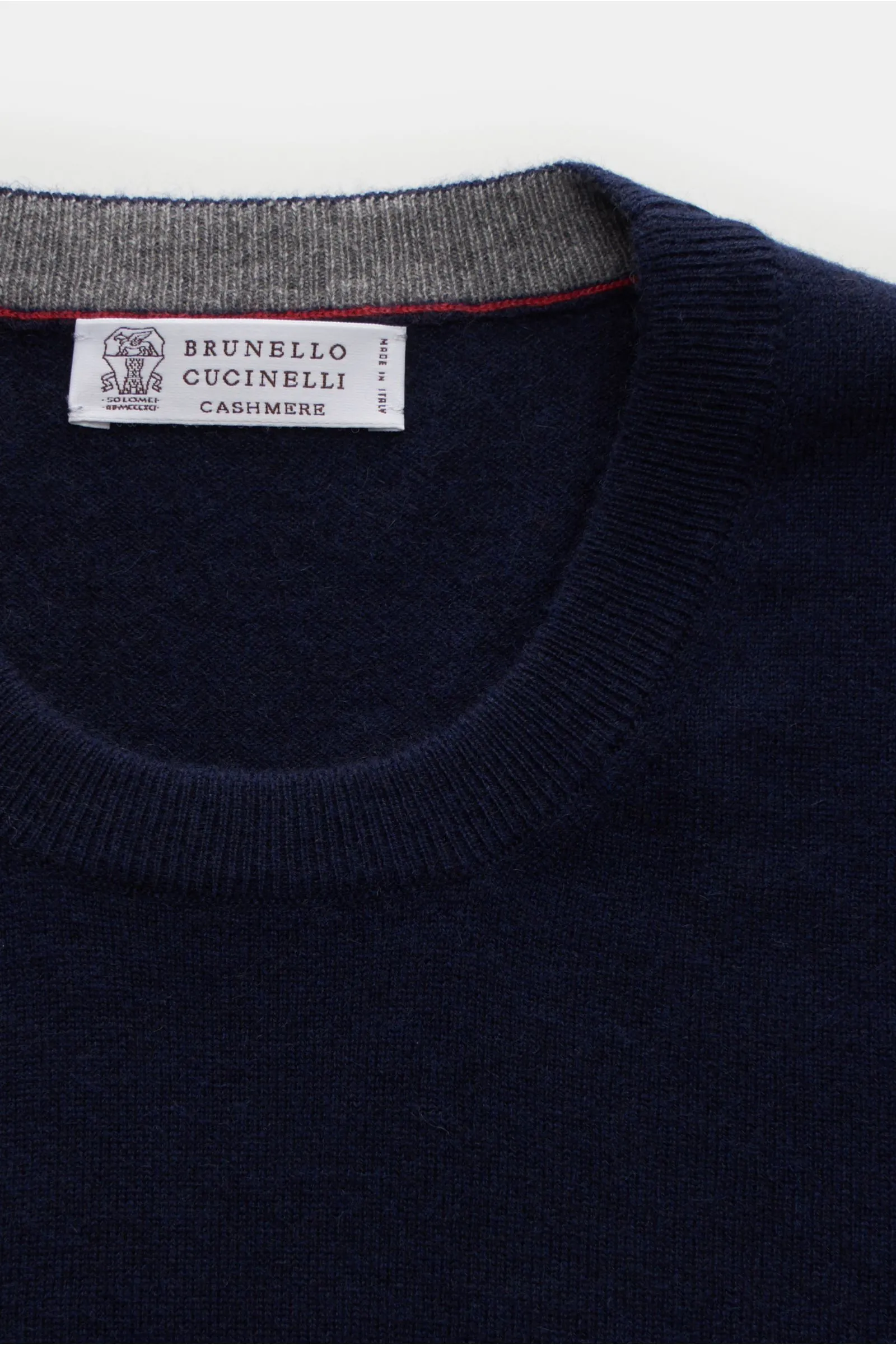 BRUNELLO CUCINELLI Cashmere pullover navy