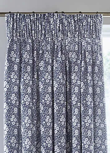 Burleigh X Bedeck Of Belfast Calico Pair of Lined Blackout Pencil Pleat Curtains | Kaleidoscope