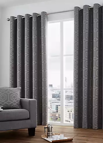 Camberwell Pair of Eyelet Lined Curtains | Kaleidoscope