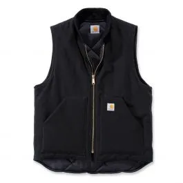 Carhartt V01 Duck Vest Arctic Quilt Lined V1 - Black