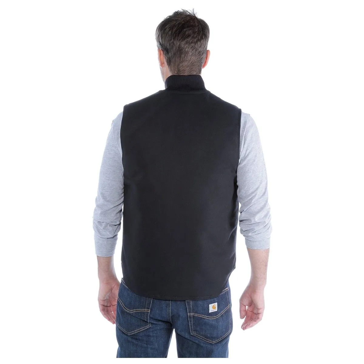 Carhartt V01 Duck Vest Arctic Quilt Lined V1 - Black