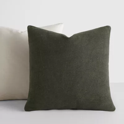 Casual Comfort Solid 2pk Square Throw Pillow