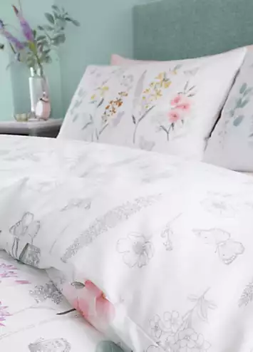 Catherine Lansfield Emilia Floral Duvet Cover Set | Kaleidoscope