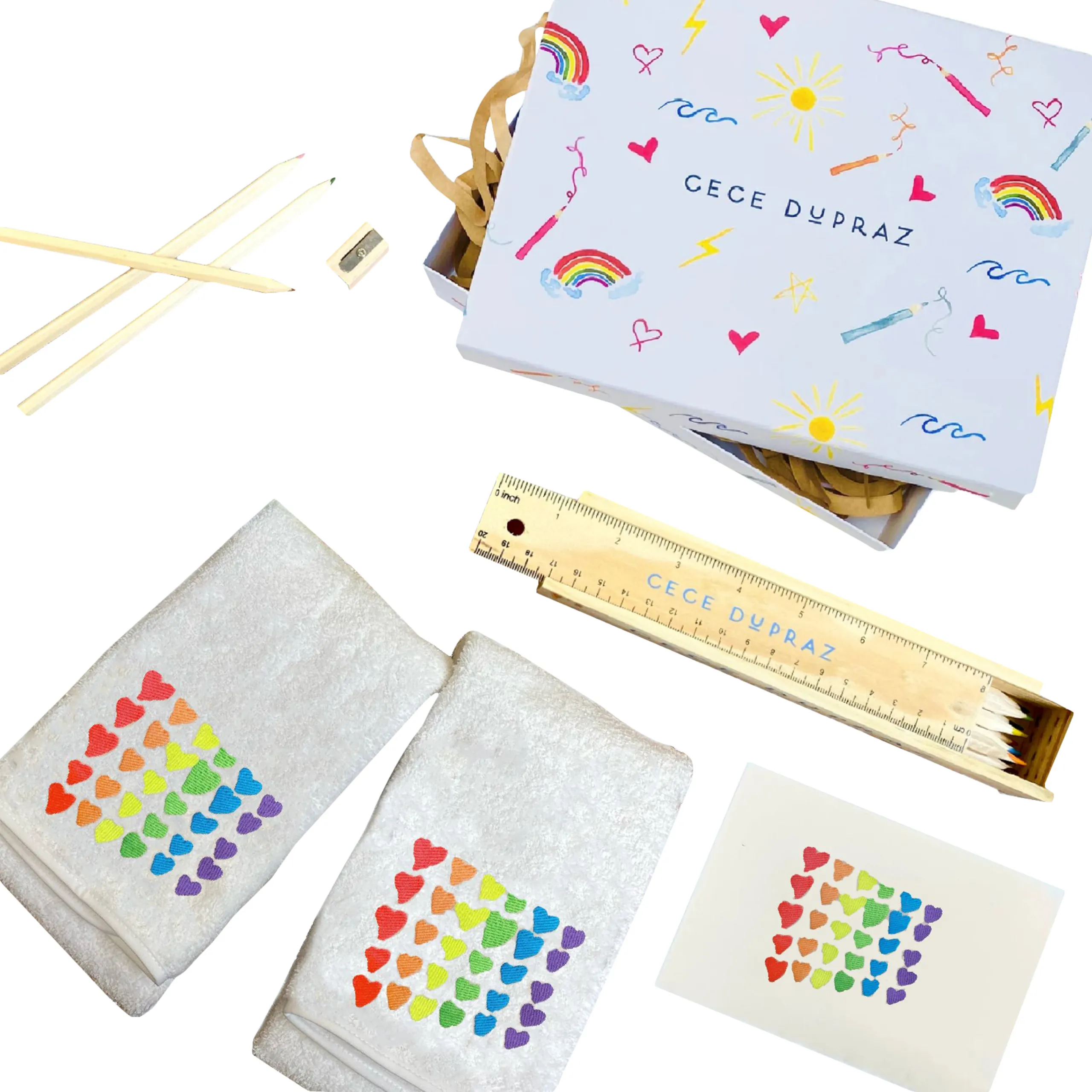 Cece DuPraz Draw Your Own Hand Towels Gift Set