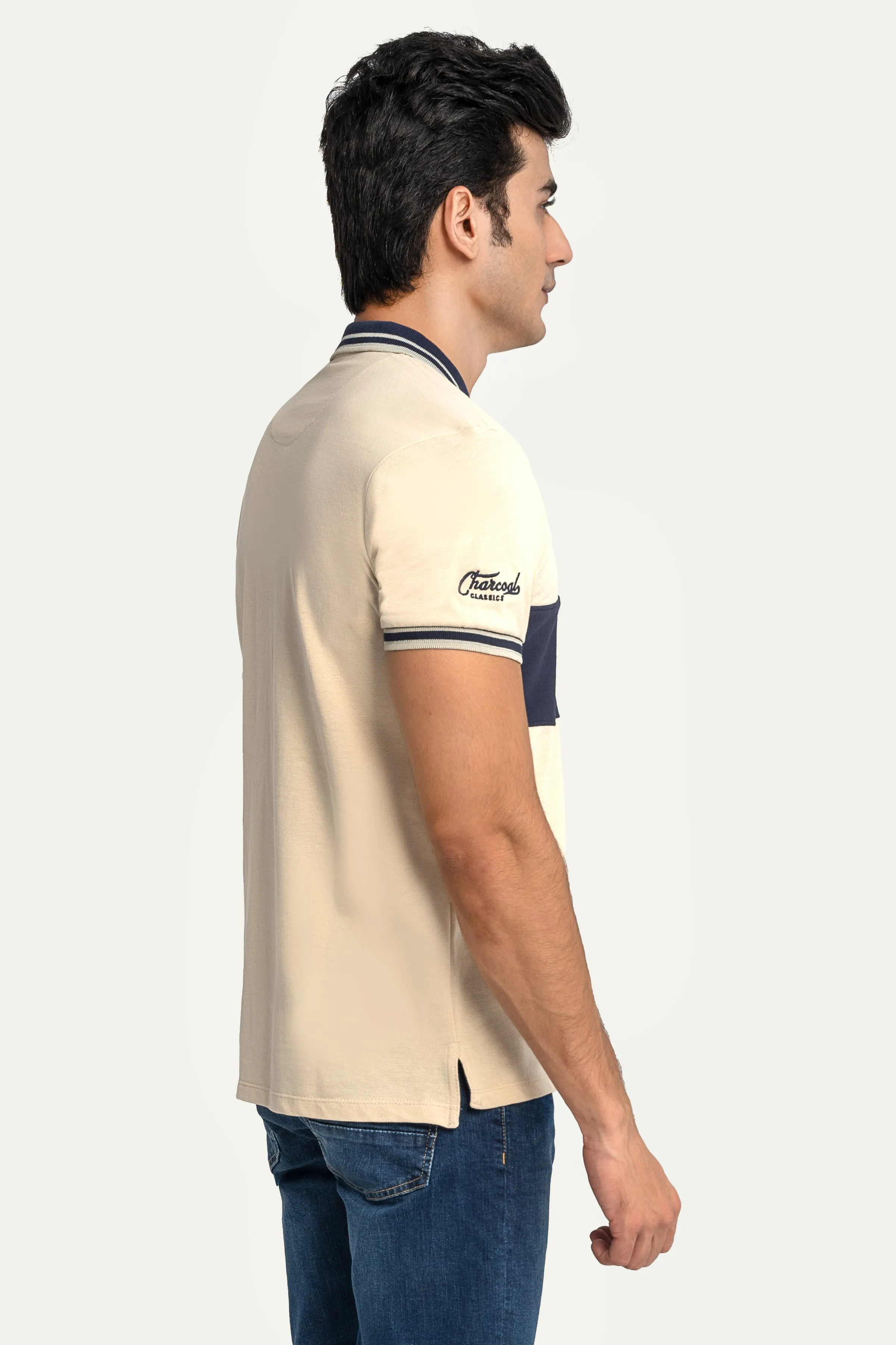 CLASSIC POLO BEIGE NAVY