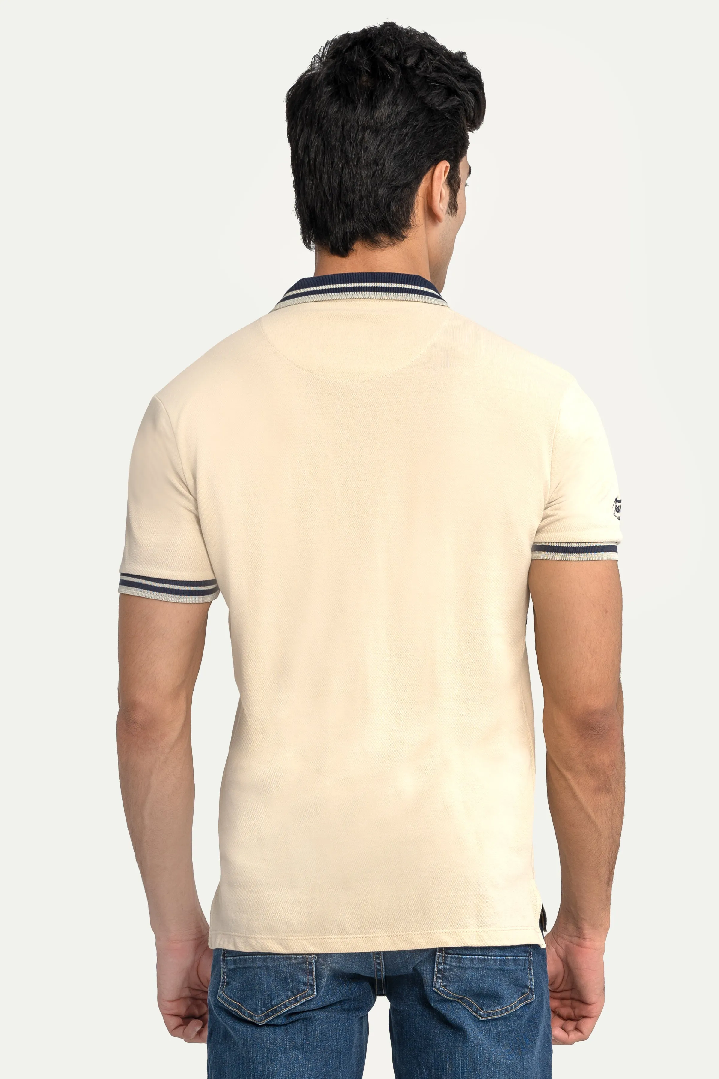 CLASSIC POLO BEIGE NAVY