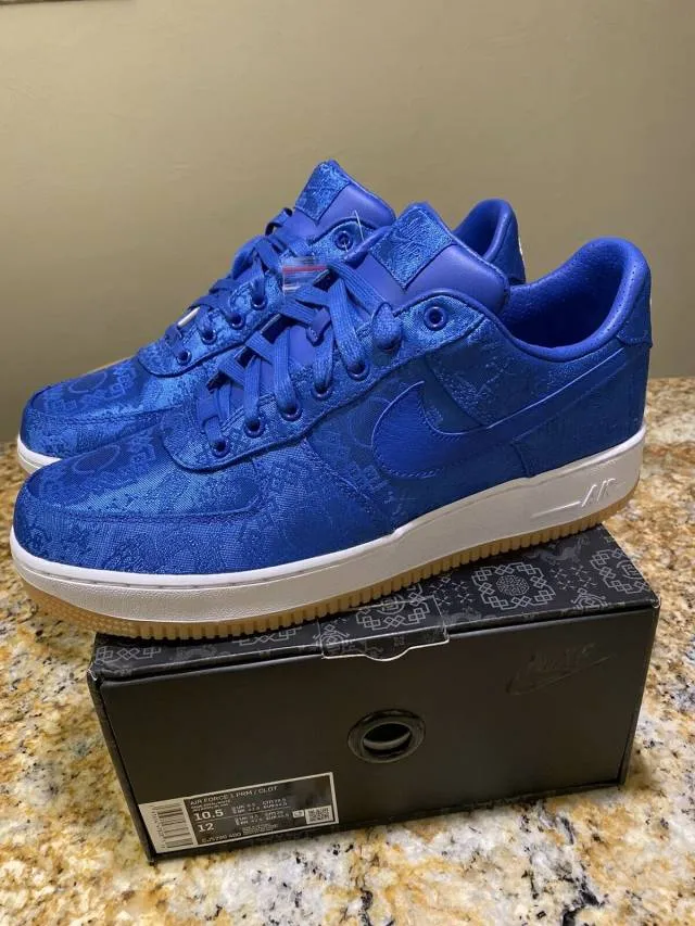 CLOT x Nike Air Force 1 Low Game Royal