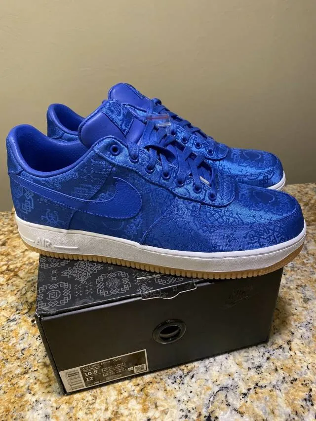 CLOT x Nike Air Force 1 Low Game Royal