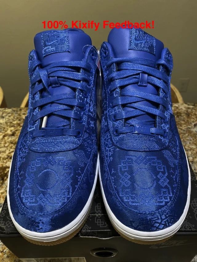 CLOT x Nike Air Force 1 Low Game Royal