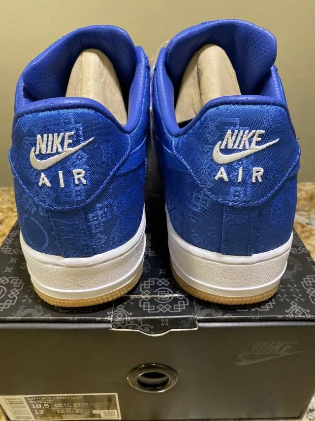 CLOT x Nike Air Force 1 Low Game Royal