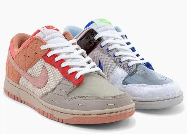 Clot x nike dunk low what the