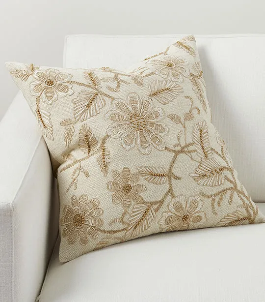 Corin Embroidered Pillow Cover