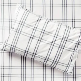 Crate&Barrel Stax Kids Organic Cotton Grey Pillowcase