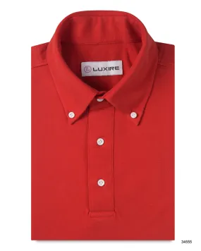 Crimson Coloured Polo T-shirt