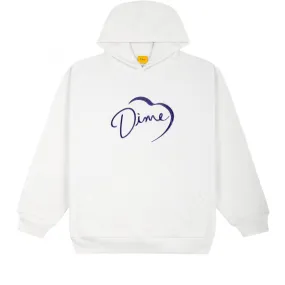 Dime I'm Alive Pullover Hooded Sweatshirt (White)