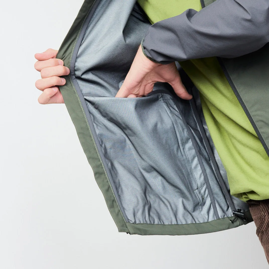 Dime - Two Tone Windbreaker Jacket (Olive Green/Eggplant)