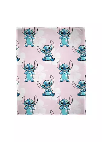 Disney Lilo & Stitch Floral Garden Fleece Blanket | Kaleidoscope