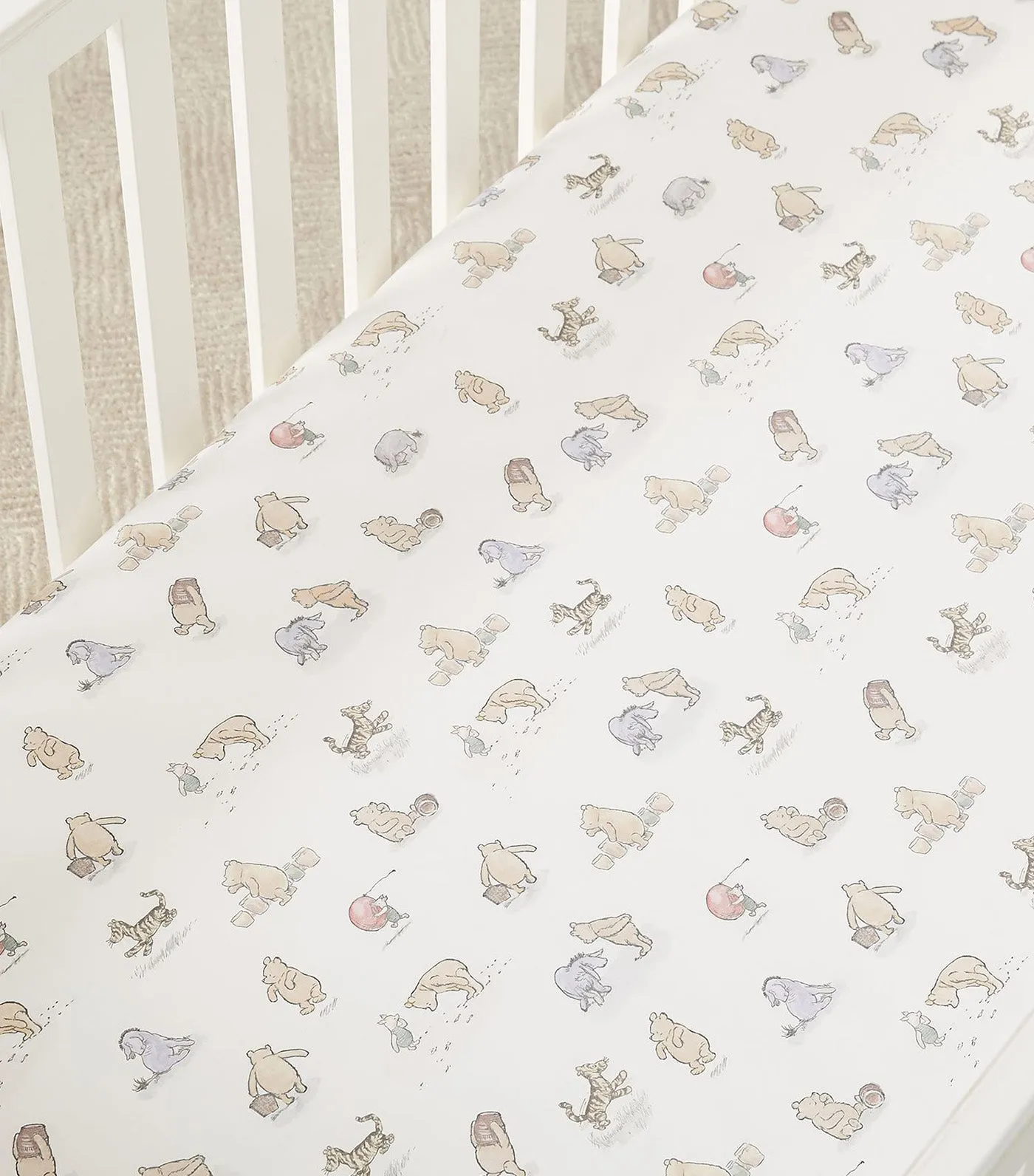 Disney's Winnie the Pooh Organic Crib Fitted Sheet